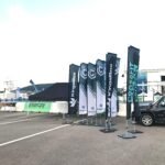 100x400 Beach Flag Bayrak Set