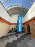 100x400 Beach Flag Bayrak Set - Görsel 2