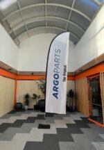 100x400 Beach Flag Bayrak Set - Görsel 3