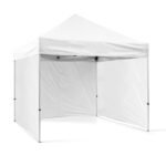 4x4 Gazebo 40lık Çelik Gövde 3 Adet Tam Duvarlı Model