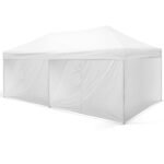 4x8 Gazebo 50 lik Alüminyum Gövde 3 Adet Tam Duvarlı Model