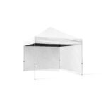 3x3 Gazebo cm 40lık Alüminyum Gövde 2 Adet Tam Duvar Model