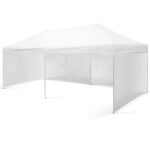 4x6 Gazebo 40lık Çelik Gövde 3 Adet Tam Duvarlı Model