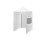 2x2 Gazebo 30luk Çelik Gövdeli 2 Adet Tam Duvar 1 Adet Sineklik+Şeffaf+Perdeli Duvar Model