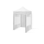 2x2 Gazebo 30luk Çelik Gövdeli 1 Adet Tam Duvar 2 Adet Şeffaf Duvarlı Model