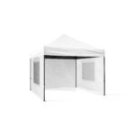 3x3 Gazebo 40luk Alüminyum Gövde 1 Adet Tam Duvar 2 Adet Sineklik+Şeffaf+Perdeli Duvar Model