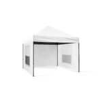 3x3 Gazebo 40lık Çelik Gövde 1 Adet Tam 2 Adet Sineklik+Şeffaf+Perdeli Duvar Model