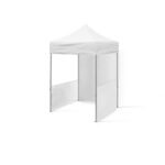 2x2 Gazebo 30luk Çelik Gövdeli 1 Adet Tam Duvar 2 Adet Yarım Duvarlı Model