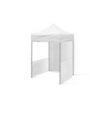 2x2 Gazebo 30luk Çelik Gövdeli 1 Adet Tam Duvar 2 Adet Yarım Duvarlı Model