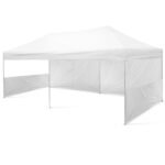 4x8 Gazebo 50 lik Alüminyum Gövde 1 Adet Tam 2 Adet Yarım Duvarlı Model