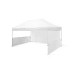 3x45 Gazebo 40lık Çelik Gövde 1 Adet Tam 2 Adet Yarım Duvarlı Model