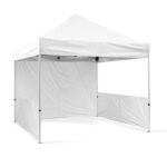 4x4 Gazebo 40lık Çelik Gövde 1 Adet Tam 2 Adet Yarım Duvarlı Model