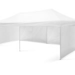 4x8 Gazebo 40lık Çelik Gövde 3 Adet Tam Duvarlı Model