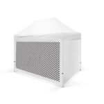 2×3 Gazebo 30luk Çelik Gövdeli 2 Adet Tam Duvar 1 Adet Sineklikli  Duvarlı Model