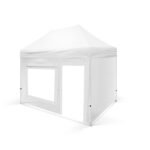 2×3 Gazebo 30luk Gövde 3 Tam 1 Kapılı Şeffaf+Perdeli 1 Şeffaf+Perdeli Pencereli Duvar Model