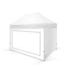 2×3 Gazebo 30luk Çelik Gövdeli 2 Adet Tam Duvar 1 Adet Şeffaflı Duvar Model