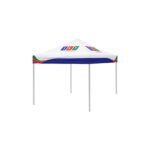 3x3 Gazebo Baskılı Tavan 40'lık Alüminyum İskeletli Model